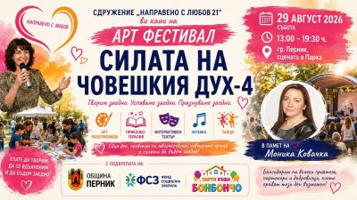 „Приказно училище“ ще бъде гост на четвъртото издание на арт фестивала „Силата на човешкия дух“ в гр. Перник